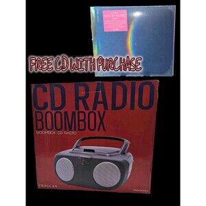 SYLVANIA PROSCAN ELITE Portable CD Player with AM/FM Radio [NIB]